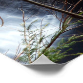 Autumn Waterfall Poster (Ecke)