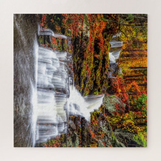 Autumn Waterfall Puzzle (Horizontal)
