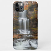 Autumn waterfalls - beautiful  iPhone hülle (Rückseite)