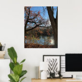 Autumn Waterscape Foto Poster (Heimbüro)