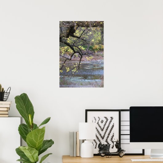 Autumn Waterscape Poster (Heimbüro)