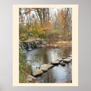 Autumn Waterscape Poster