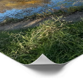 Autumn Waterscape Reflection Poster (Ecke)