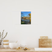 Autumn Waterscape Reflection Poster (Küche)