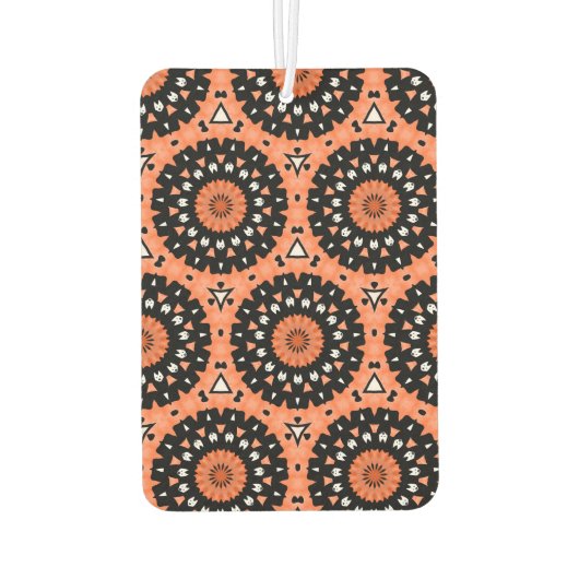 Autumn Westie Floral Autolufterfrischer (Rückseite)