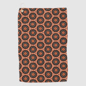 Autumn Westie Floral Golfhandtuch (Vorderseite)