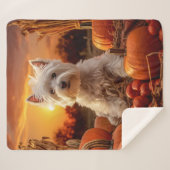 Autumn Westie Sherpadecke (Vorderseite (Horizontal))