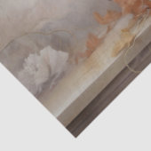 Autumn White Pumpkins Florals Decoupage Seidenpapier (Detail)