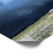 Autumn Whiteshell River Poster (Ecke)