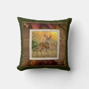 Autumn Whitetail Buck #1 Kissen