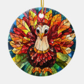 Autumn Wildlife Keramik Ornament (Vorne)