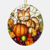 Autumn Wildlife Keramik Ornament (Links)