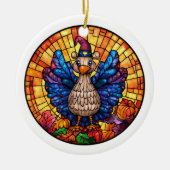 Autumn Wildlife Keramik Ornament (Vorne)