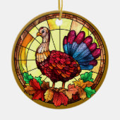 Autumn Wildlife Keramik Ornament (Vorne)