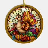 Autumn Wildlife Keramik Ornament (Vorne)