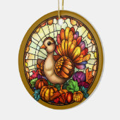 Autumn Wildlife Keramik Ornament (Links)