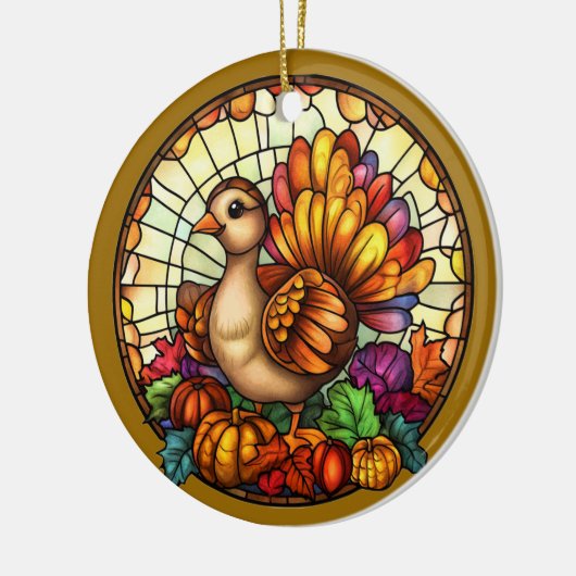 Autumn Wildlife Keramik Ornament (Links)
