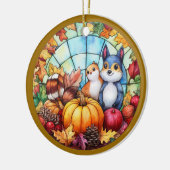 Autumn Wildlife Keramik Ornament (Links)