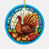 Autumn Wildlife Keramik Ornament (Vorne)
