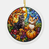 Autumn Wildlife Keramik Ornament (Vorne)