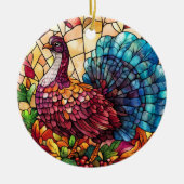 Autumn Wildlife Keramik Ornament (Vorne)