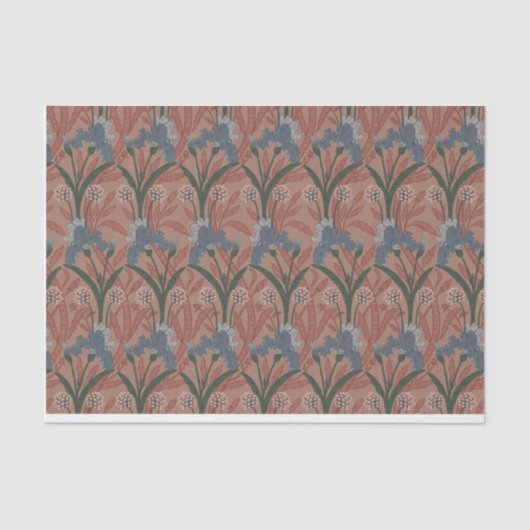 Autumn William Morris Style Pattern Seidenpapier (Vorderseite)