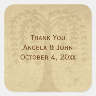 Autumn Willow Tree Sticker