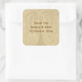 Autumn Willow Tree Sticker (Tasche)