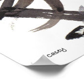 Autumn Wind Art Print Poster (Ecke)