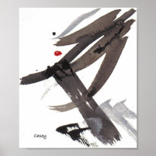 Autumn Wind Art Print Poster