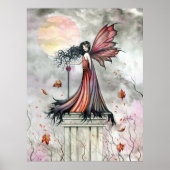 Autumn Winds Gothic Fairy Poster (Vorne)