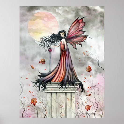 Autumn Winds Gothic Fairy Poster (Vorne)