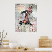 Autumn Winds Gothic Fairy Poster (Küche)