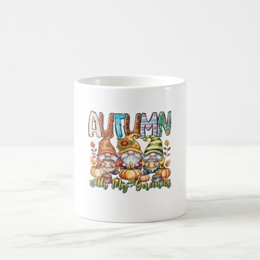 Autumn With My Gnomes Classic T-Shirt.png Kaffeetasse (Mittel)