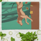 Autumn Wolf Küchentuch (Gefaltet)