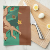 Autumn Wolf Küchentuch (Viertel Falte)