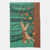Autumn Wolf Küchentuch (Vertikal)