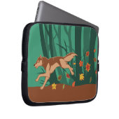 Autumn Wolf Laptopschutzhülle (Vorne Rechts)