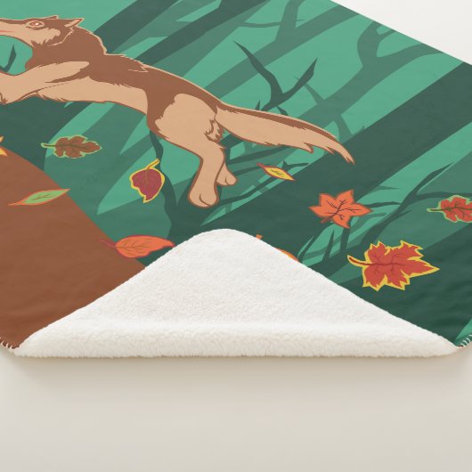 Autumn Wolf Sherpadecke (3/4)