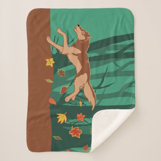 Autumn Wolf Sherpadecke (Vorderseite)