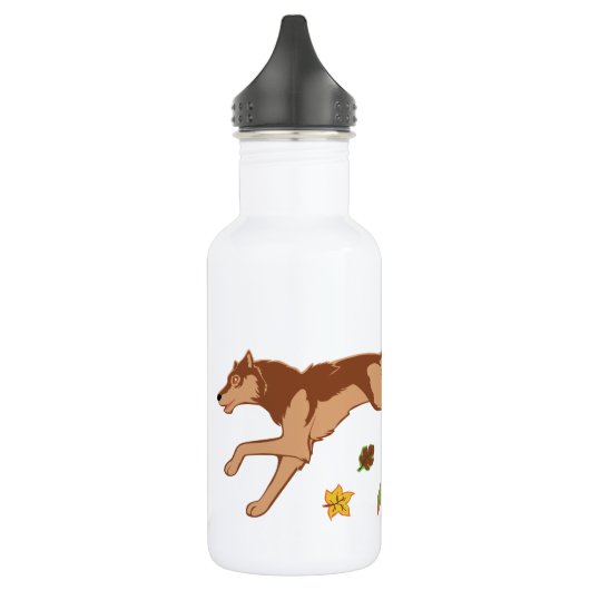 Autumn Wolf Trinkflasche (Links)