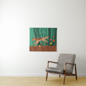 Autumn Wolf Wandteppich (Beispiel (Horizontal))