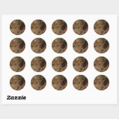 Autumn Wood Nymph Round Stickers (Blatt)