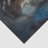 Autumn Woodland Baby Fawn Portrait Seidenpapier (Ausschnitt)