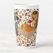 Autumn Woodland Friends 17oz Latte Mug Milchtasse (Vorderseite)
