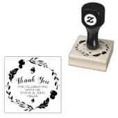 Autumn Woodland Wreath Vielen Dank Gummistempel (Stempel)