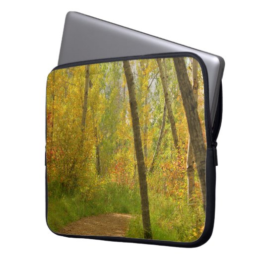 Autumn Woodlands Laptopschutzhülle (Vorderseite Links)