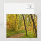 Autumn Woodlands Postkarte (Vorne/Hinten)