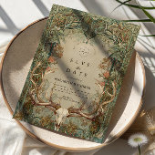 Autumn Woods Rustic Wedding Save The Date