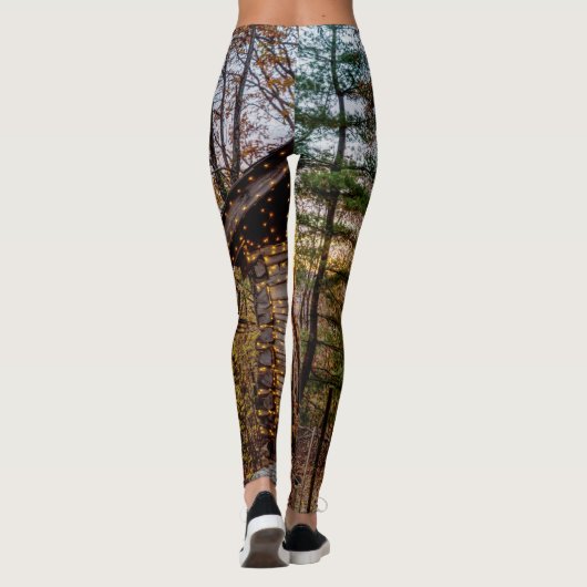 Autumn Woods Sunset Leggings (Rückseite)
